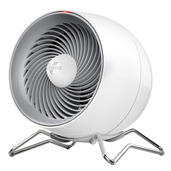 Vornado Pivot Heat Whole Room Heater, Quiet Portable Heater for Office, Bedroom or Dorm Room, 2 Heat Settings with Adjustable Thermostat, Ice White