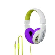 GamesterGear Over The Ear Stereo Kids Mobile Wired Headphone with in-Line Microphone Headphone Yellow Purple
