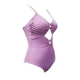 thumbnail image 3 of Traje de Baño OP para Mujer Junior Fit Brilloso con Aberturas, 3 of 4