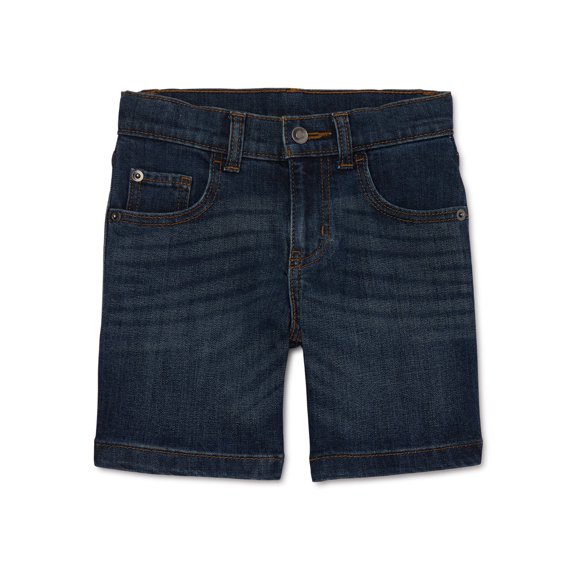 Wonder Nation Boys Distressed Denim Shorts, Sizes 4-18 & Husky