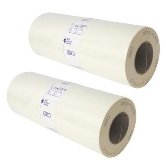 Riso S8188UA 227 mm x 109 m Thermal Master Label for EZ, RZ & Mz LTR - Pack of 2