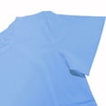 thumbnail image 3 of Sumai Crew-Neck Women's T-Shirt Short-Sleeved Fitted Summer Casual Tops Blue 4XL, 3 of 4