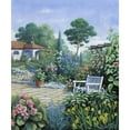 thumbnail image 3 of Motz, Peter 20x23 Black Modern Framed Museum Art Print Titled - Italian garden II, 3 of 5