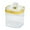 Gold, variant on deevoka Canister Kitchen Food Storage Container for Candy Peanut Cookies Yellow