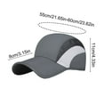 thumbnail image 3 of Gorra de béisbol transpirable y ajustable para hombre y mujer | Gorra ligera de malla con banda para el sudor | Gorra deportiva cómoda para exteriores, ideal para senderismo, viajes y caminatas., 3 of 6