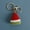 Red watermelon pendant, variant on Sweet handmade woven watermelon pendant, yarn crocheted mini keychain, handmade fruit hanging ornament