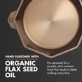 thumbnail image 4 of FINEX 10" Cast Iron Skillet Without Lid - Versatile Cast Iron Pan - Cooking Pan Enhances Food Taste - Nonstick Skillet - Heirloom Kitchen Essentials - Pre-Seasoned with Flaxseed Oil, 4 of 7