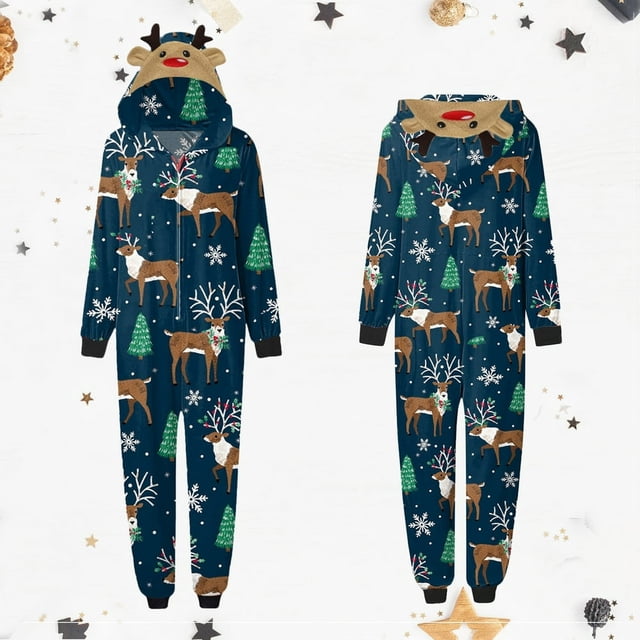 2023 Pyjama Joyeux Noël Pyjama de Noël pour Femmes Grenouillère Pyjama pour Femmes Pyjama de Noël en Coton Biologique pour Femmes