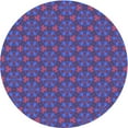 thumbnail image 1 of Ahgly Company Machine Washable Indoor Round Transitional Purple Jam Purple Area Rugs, 3' Round, 1 of 7