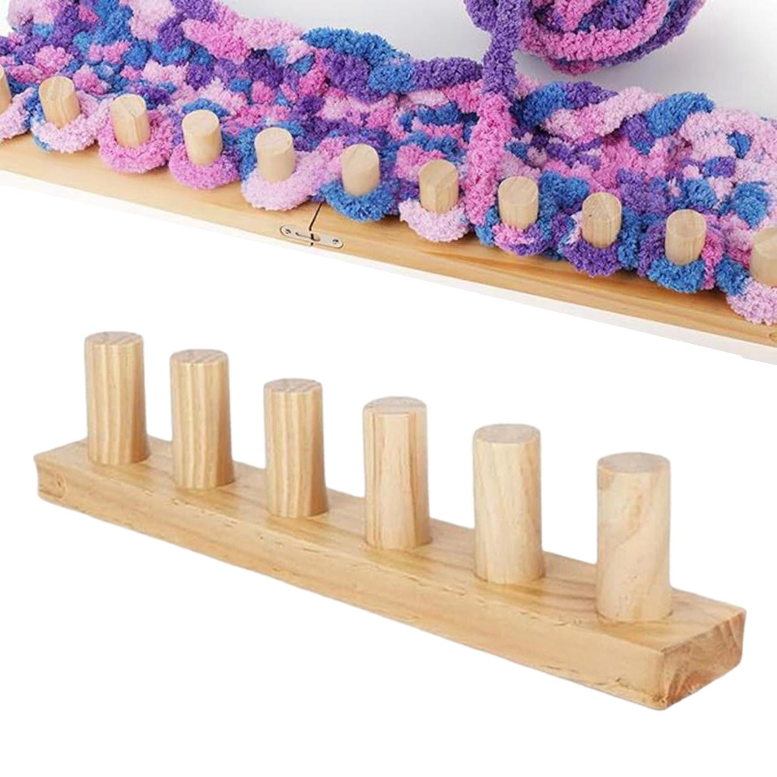 S SERENABLE Chunky Knitting Loom Accessory Reusable for Blanket Making Yarn Craft Beginners Gifts Portable Blanket Loom Hand Knitting Kit 1 Piece
