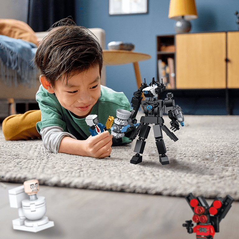 Skibidi Building Block Set-Toilet Game Model Toys,Camera Man Titan Speaker  Man TV Man Figures.Suitable For Christmas Gifts,Birthday Cake Decorations, Best Gift For Gaming Fans! 