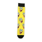 SpongeBob SquarePants Mens Casual Crew Socks, 6-Pack, Size 8-12