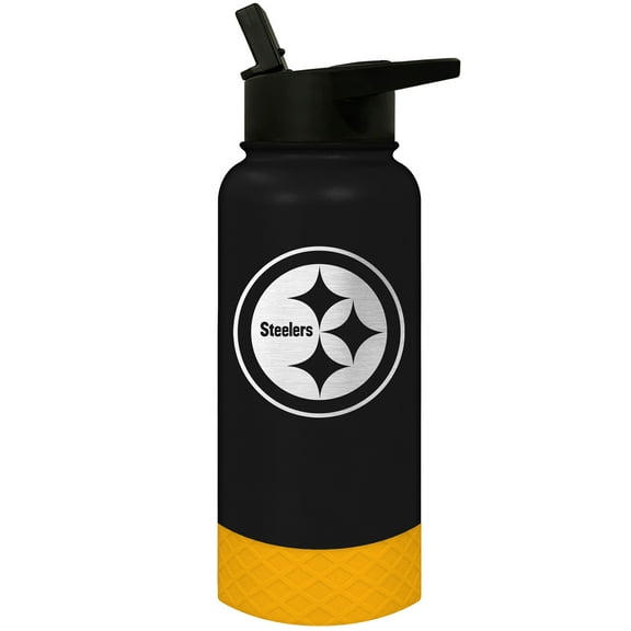 Pittsburgh Steelers 32oz. Logo Thirst Hydration Water Bottle