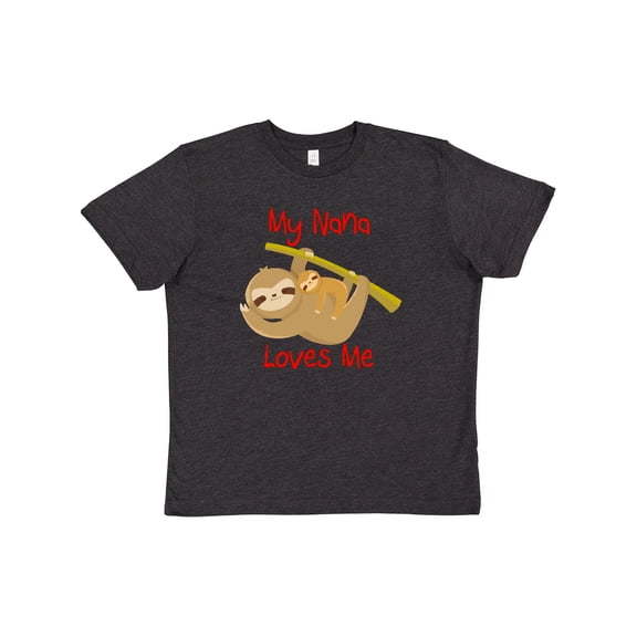 Inktastic My Nana Loves Me Sloth Youth T-Shirt