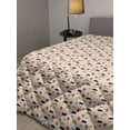 thumbnail image 2 of Camping Down Alternative Comforter, Repetitive Pattern Consisted of Wildlife and Outdoor Leisure Elements Art Print, Microfiber Quilt for All Season, 5 Sizes, White and Grey, by Ambesonne, 2 of 3