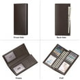 thumbnail image 4 of FALAN MULE Wallet for Men Genuine Leather RFID Blocking Slim Wallet with Long Bifold Credit Card Holder for Men, 4 of 7