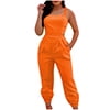 

Danhjin Women s Jumpsuits Sexy Sleeveless Backless Floral Print Rompers on Clearance