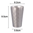 thumbnail image 3 of Double Wall Insulated Wine Glass with Double Bottom Keeps Your Wine Cool, 3 of 11