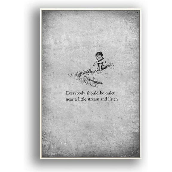 IDEA4WALL Framed Canvas Wall Art for Living Room, Bedroom Beautiful Quotes Canvas Prints for Modern Home Decoration Ready to Hang