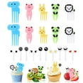 thumbnail image 1 of fastboy 10pcs ABS Lightweight And Portable Fruit Forks For Gift Idea Suitable For All Occasions Dessert Fork, 1 of 6