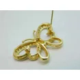 thumbnail image 4 of 1Ct Round Simulated Diamond Women's Butterfly Shape Brooch Pin 14k Yellow Gold Plated 925 Sterling Silver, 4 of 5