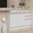 thumbnail image 2 of Mueble Modulo Para Baño Gabinete Lavabo Madesa 120cm BB, 2 of 11