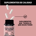 thumbnail image 4 of Picolinato Cromo Premium Con Canela - Tecnología De Cápsulas Veganas Vcaps - Vitaminas Mujer / Hombre -  1 Cápsula Diaria (60 Cápsulas), 4 of 6