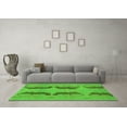 thumbnail image 3 of Ahgly Company Indoor Rectangle Oriental Green Modern Area Rugs, 2' x 3', 3 of 4