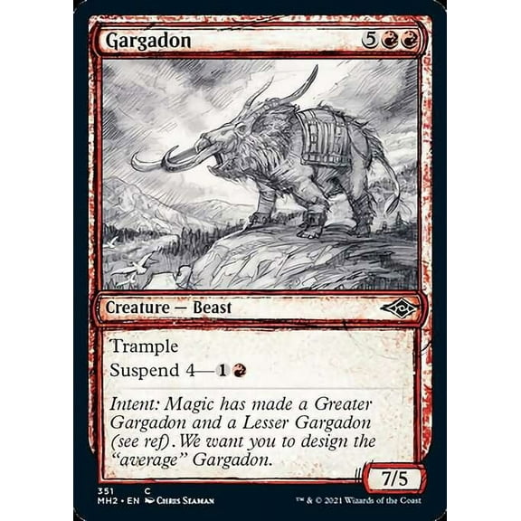 MtG Modern Horizons 2 Common Gargadon (Showcase) #351
