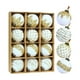thumbnail image 2 of Juego de Doce Bolas Navideñas Flocadas de 8 Cm para Colgar, de Plástico Brillante, para Árbol de Navidad., 2 of 7