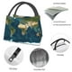 thumbnail image 4 of Fotbe World Map Bolsa Térmica Portátil con Estampado, Bolsa de Entrega de Alimentos Aislada, Bolsa Reutilizable de Gran Capacidad para Comidas y Supermercado, 4 of 6