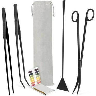 Neptonion 6 in 1 Aquascaping Tool Kit , Cold Steel Aquatic Landscaping Equipment Perfect to Create a Stunning Underwater Scape for High Volume Aquarium