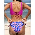 thumbnail image 2 of Cupshe Women's Bikini Swimsuit Front Cross Lace Up Two Piece Bathing Suit, Size XS-XL, 2 of 7