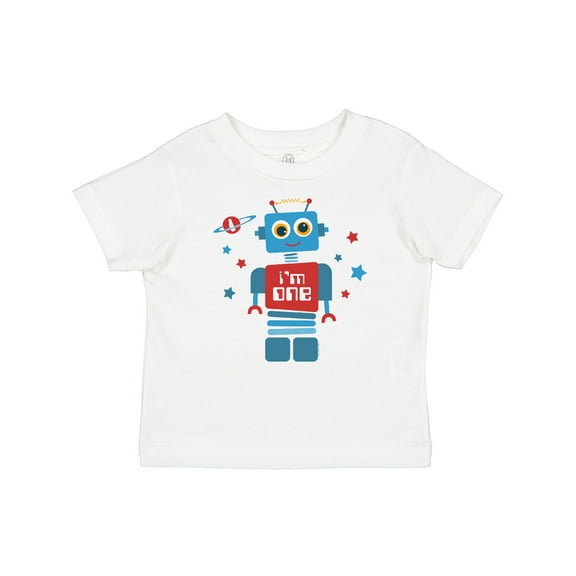 Inktastic Robot 1st Birthday Boys Baby T-Shirt