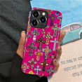 thumbnail image 5 of Case for iPhone 16 Pro, Cross Faith Peace Design Hybrid Dual Protection Soft TPU + Hard PC, Shockproof & Anti-Scratch Cover Men Women Stylish Protective Phone Case, 5 of 5