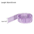 thumbnail image 2 of Unique Bargains Miniature Garden Fence, 35 Inch Long Decorative Picket Fence, Light Purple 2Pack, 2 of 5