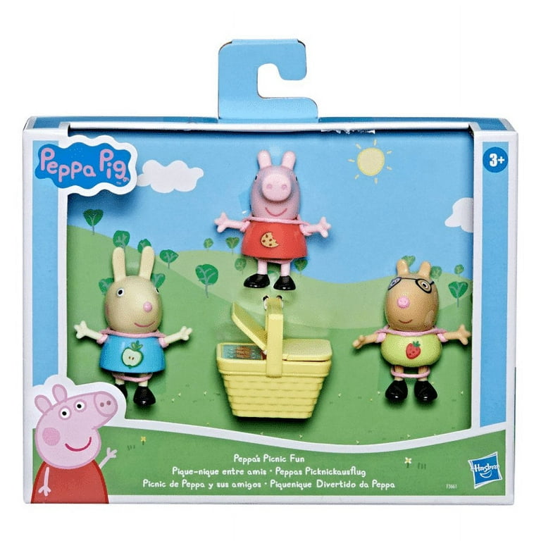 Peppa Pig, 4-Pack Figure Set, Includes Peppa Family, Baby and Toddler Toy 