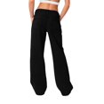 thumbnail image 4 of FrzhBrz Straight Leg Jeans for Women High Waisted Stretchy Loose Denim Pants Casual Baggy Jean Trousers, 4 of 5