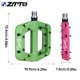 thumbnail image 5 of Soidarity ZTTO 1 par de Pedales de bicicleta de fibra de nailon antideslizante Color sólido ciclismo piezas de ciclo de montaña accesorios de componentes Ciclismo Verde Soidarity OD002857-04, 5 of 6