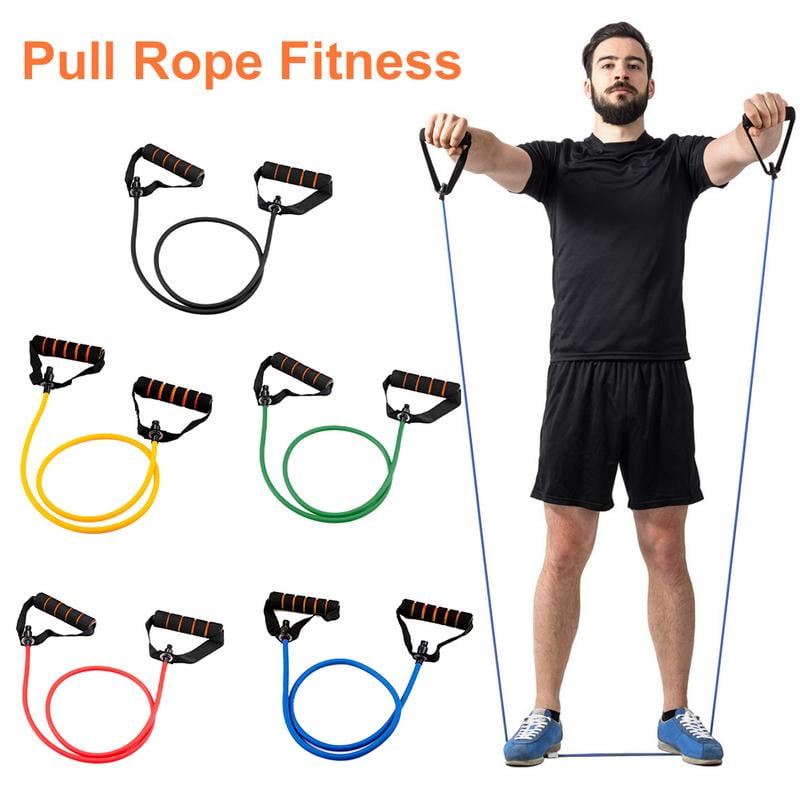 Details about   Fitness Resistance Bands Strength Training Home Gym Complete Work Out New
