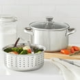 Mainstays Stainless Steel 4Quart Steamer Pot with Glass Lid