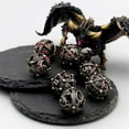 thumbnail image 5 of Metal Dice, 7 PCS Heavy Solid Metallic Dragon Dice Set for Dungeons and Dragon Tabletop Game C, 5 of 5