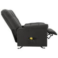 thumbnail image 4 of vidaXL Massage Reclining Chair Dark Grey Fabric, 4 of 5