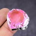 thumbnail image 2 of Natural Pink Kunzite Gemstone Handmade 925 Sterling Silver Gift Ring Size 8, 2 of 2