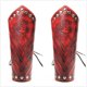 thumbnail image 1 of Protector de brazo de tiro con arco ajustable Funda de antebrazo de cuero de vaca en relieve / Protectores de brazo Equipo de protección Brazalete antiguo oso de fresa  Hogar, 1 of 5