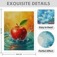 thumbnail image 3 of Diamond Art Kit for Adults, Vibrant Splashing Fruit Art Diamond Painting for Adults Beginners, 5D DIY Diamond Art Painting Kits, Colorful Diamond Painting Craft for Home Decor 12x16, 3 of 7