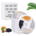 thumbnail image 4 of Graflsoa 8-Pack Cat Fountain Replacement Filters with Coconut Shell Activated Carbon & Ion Exchange Resin for Fresh, Clean Water, 4 of 7