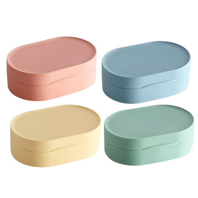 simhoa 4x Portable Travel Box Waterproof Sealing for camping Travel Oval