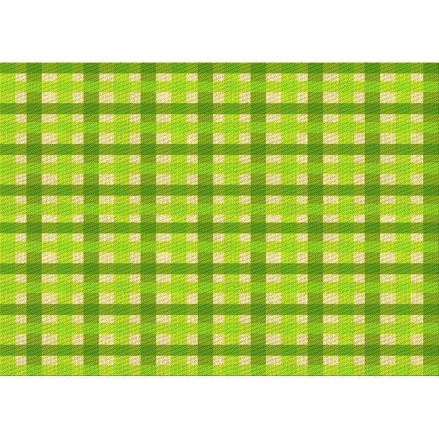 Ahgly Company Machine Washable Indoor Rectangle Transitional Dull Green Yellow Green Area Rugs, 2' x 4'