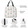 thumbnail image 4 of Vsdgher Rabbit And Flower Lunch Bag, Lunch Box for Women Adult Men, Lunch Tote Insulated Cooler Lunch Container for Work/Office/Picnic/Travel, 4 of 8